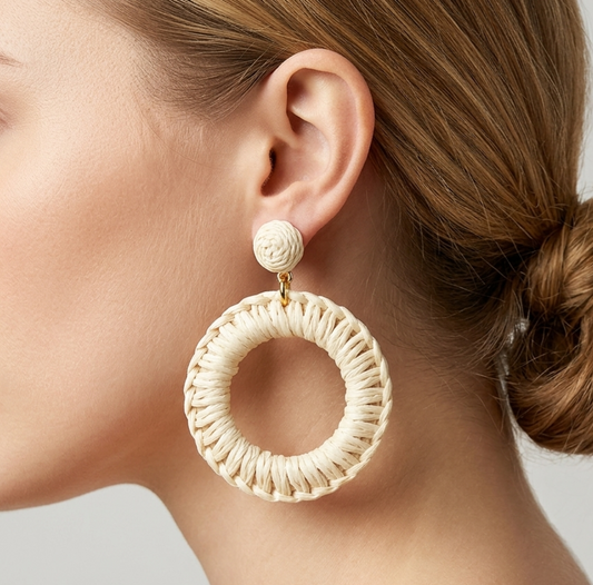 Round Boho Earrings