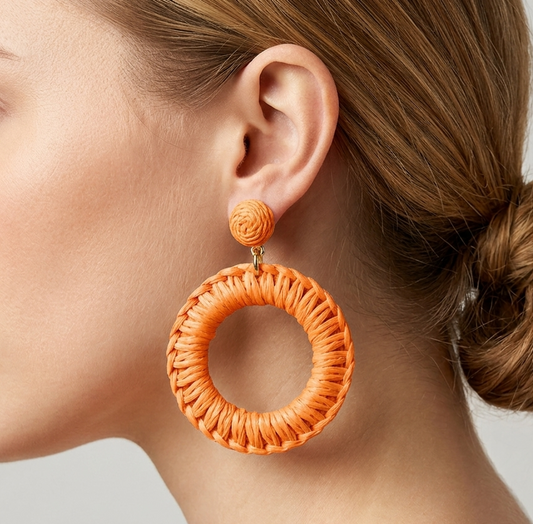 Round Boho Earrings