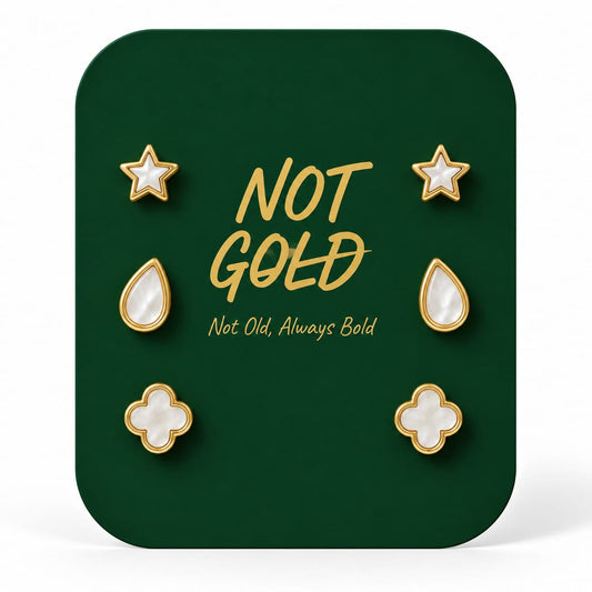 Pearl Earrings Set