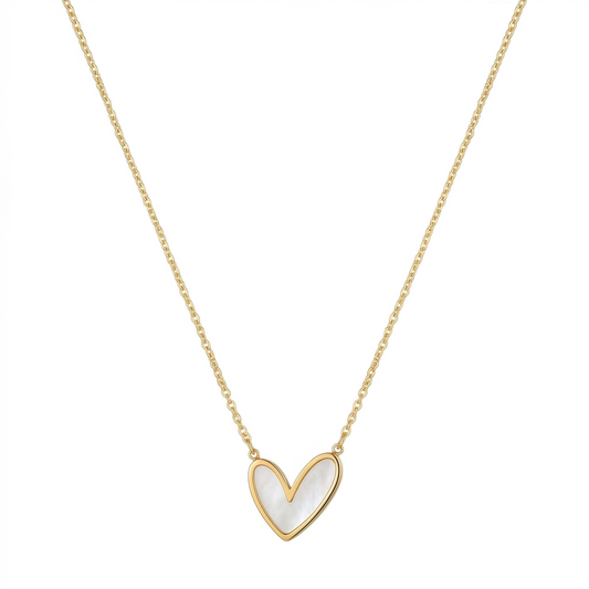 Pearl Heart Necklace