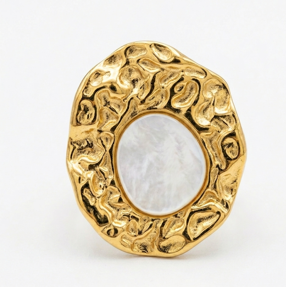 Pearl Stone Ring