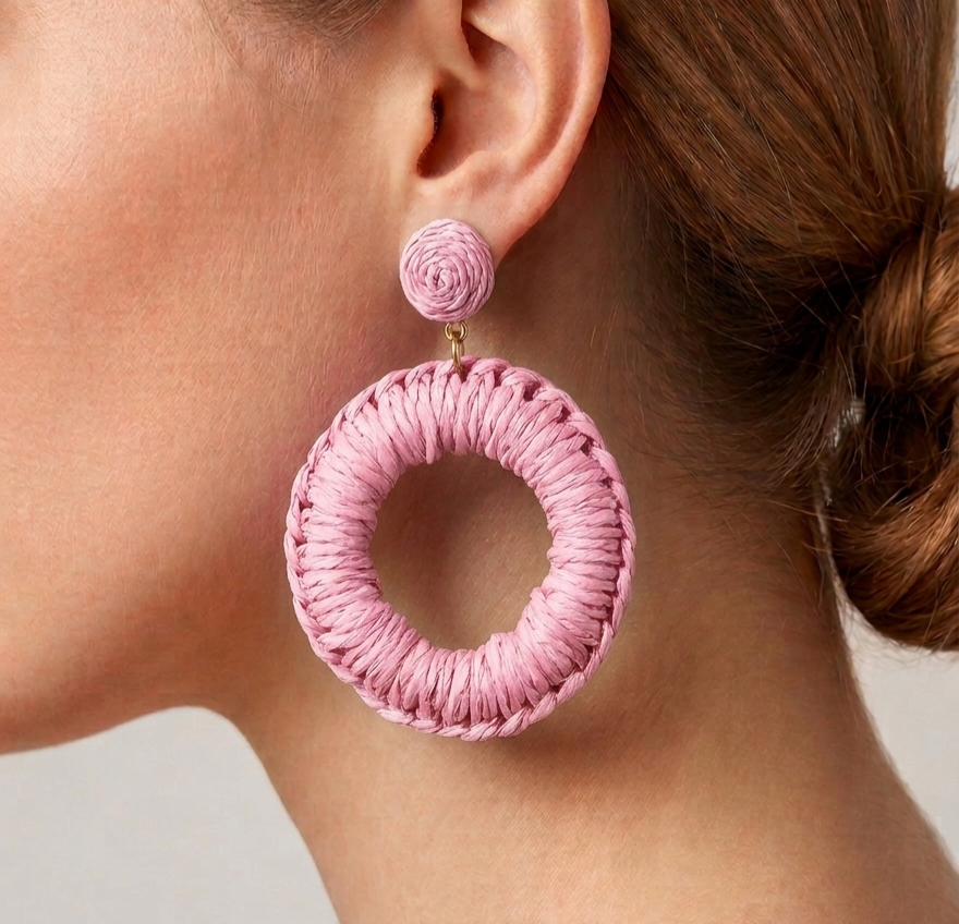 Round Boho Earrings