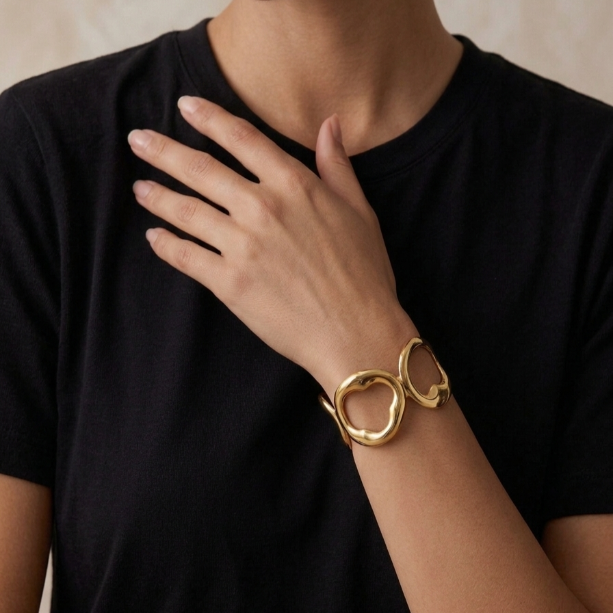Hearts Cuff Bracelet
