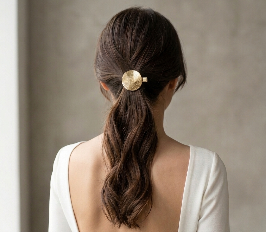 Round Hair Clip
