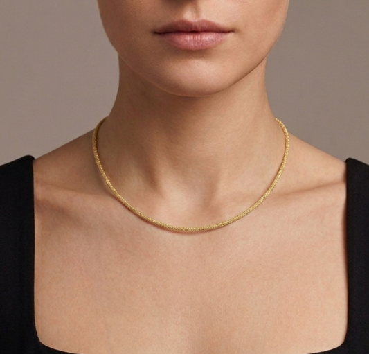 Shimmering Collar Necklace