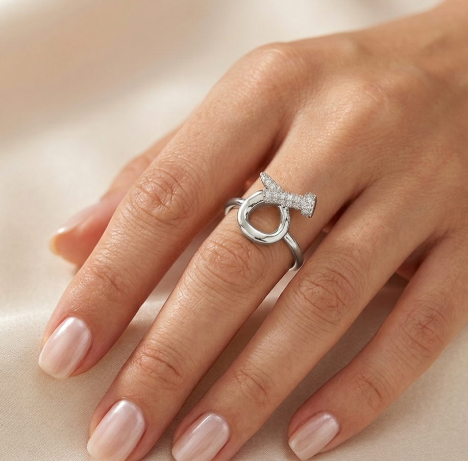 Silver Nail Ring