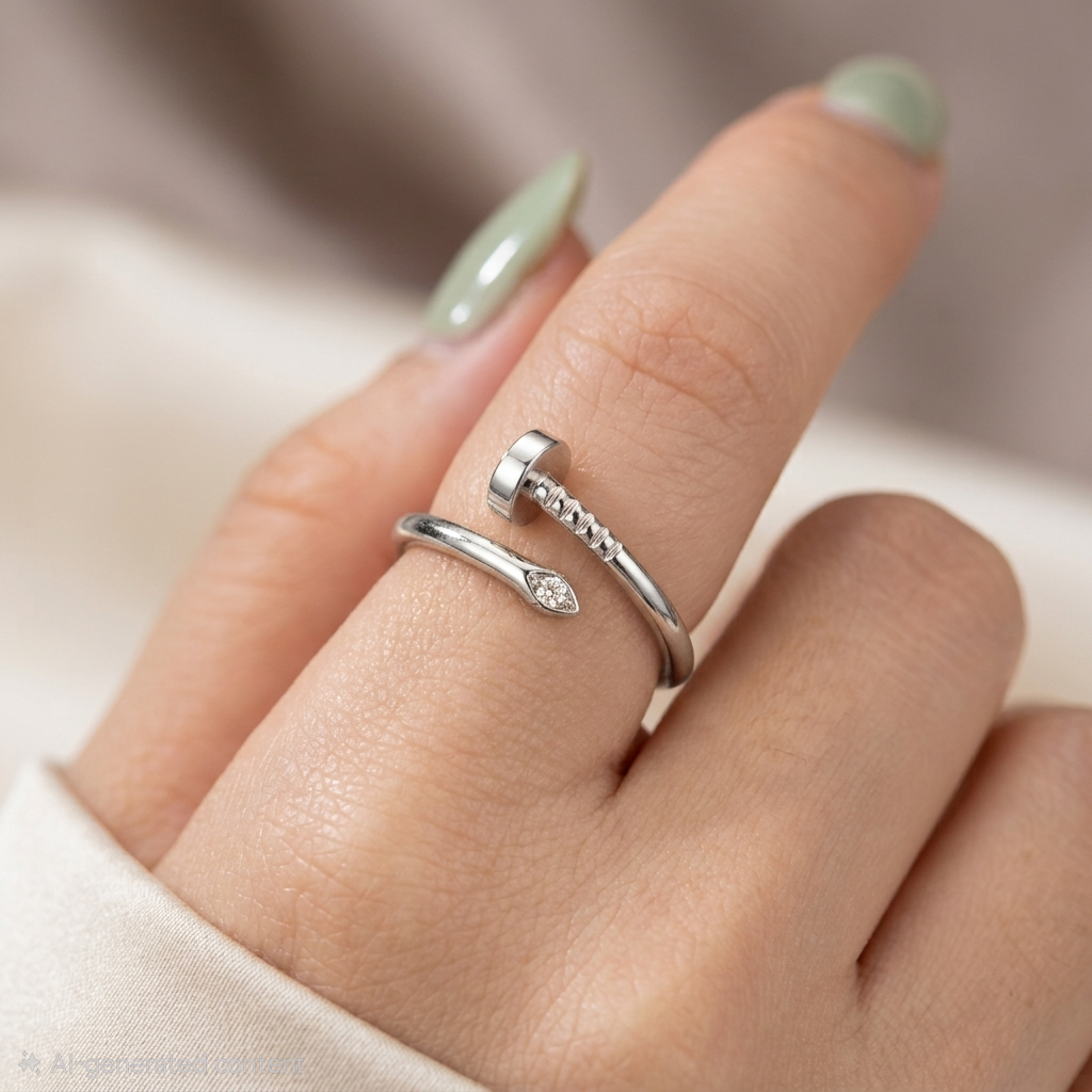 Silver Nail Ring