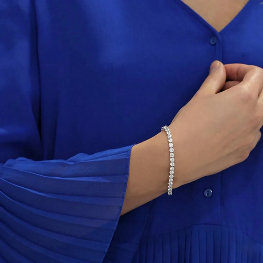 Silver Tennis Bracelet