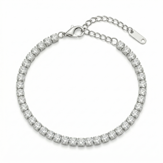 Silver Tennis Bracelet