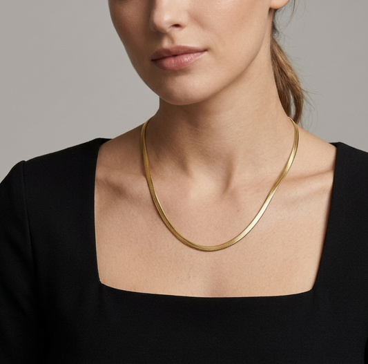 Snake Back Necklace
