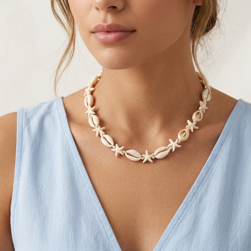Star And Shell Necklace