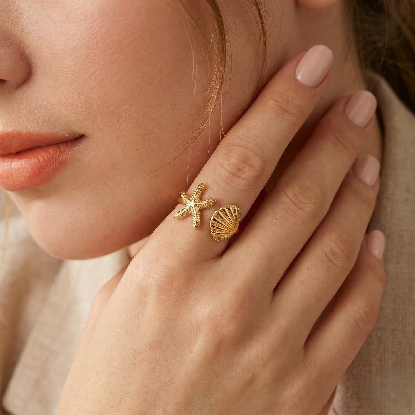 Star Shell Ring