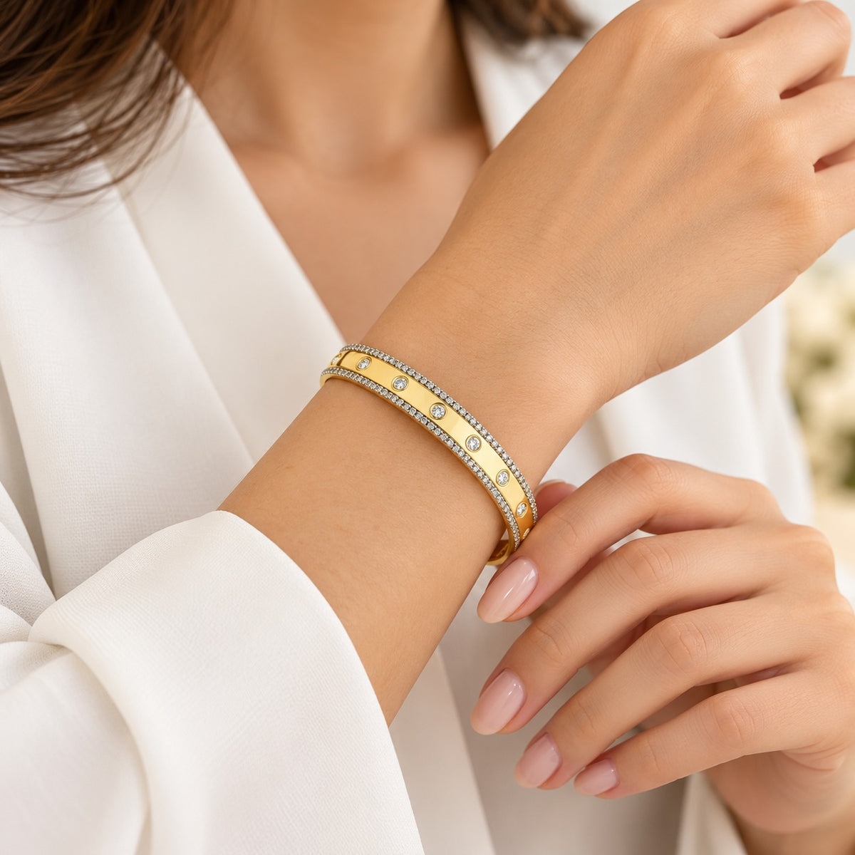 Strass Dots Bangle