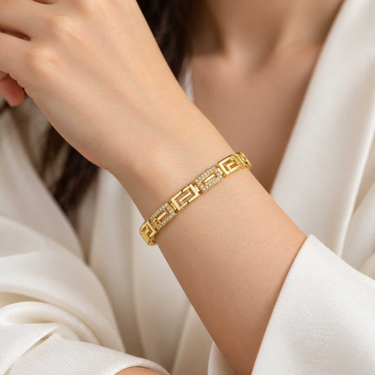 Lines Strass Bracelet