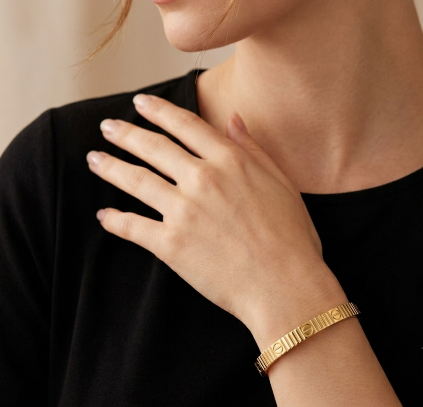 Stripped Cartier Bangle