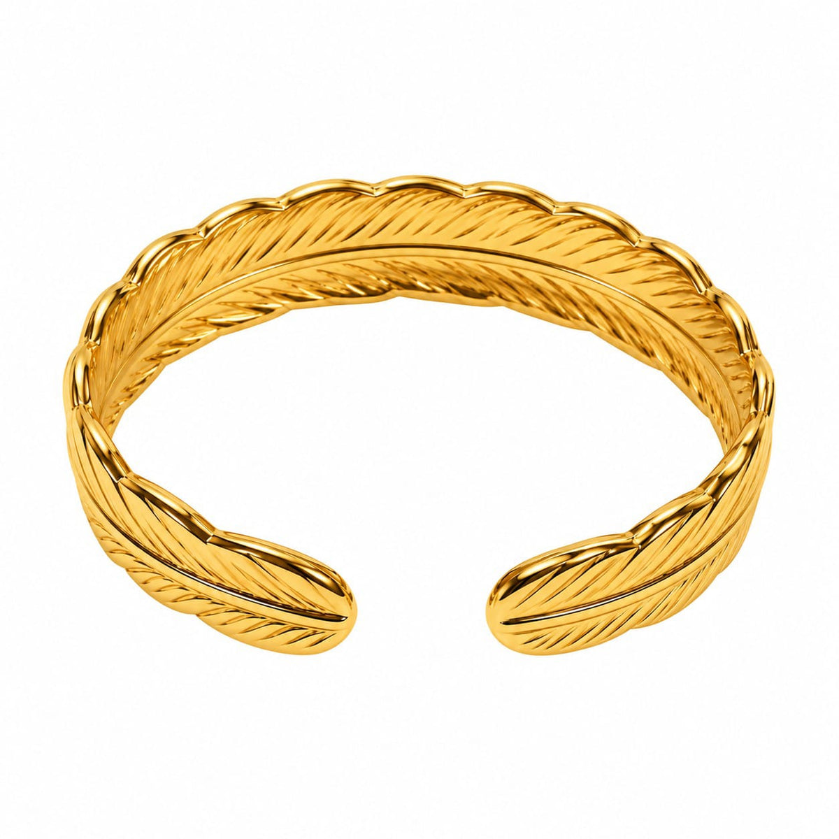 Thin Leaf Bangle