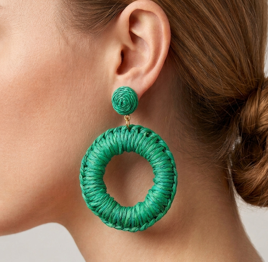 Round Boho Earrings