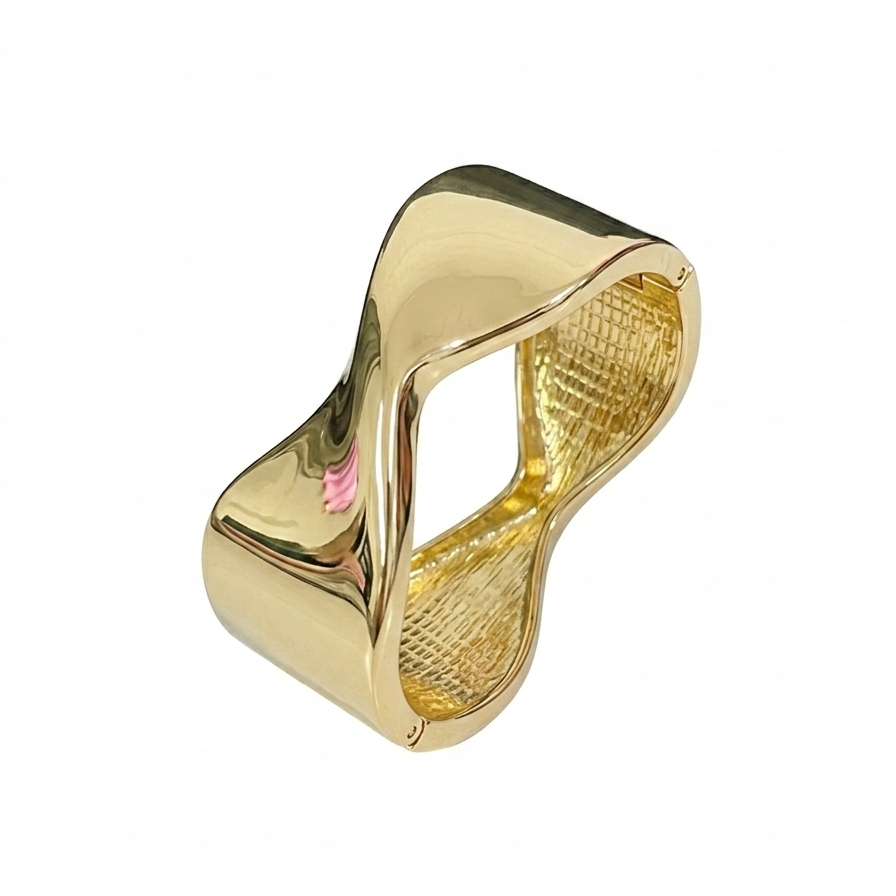 Twisted Chunky Cuff Bracelet