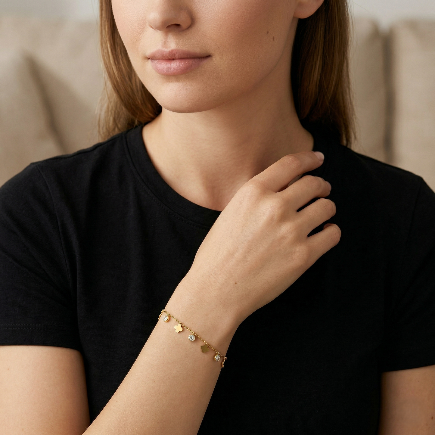 Van Cleef And Crystals Bracelet