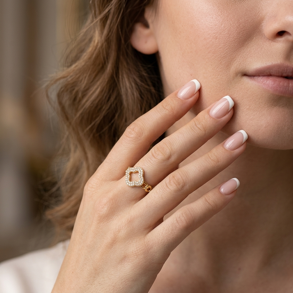 Van Cleef Strass Ring