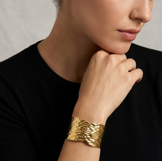 Vintage Irregular Cuff Bracelet