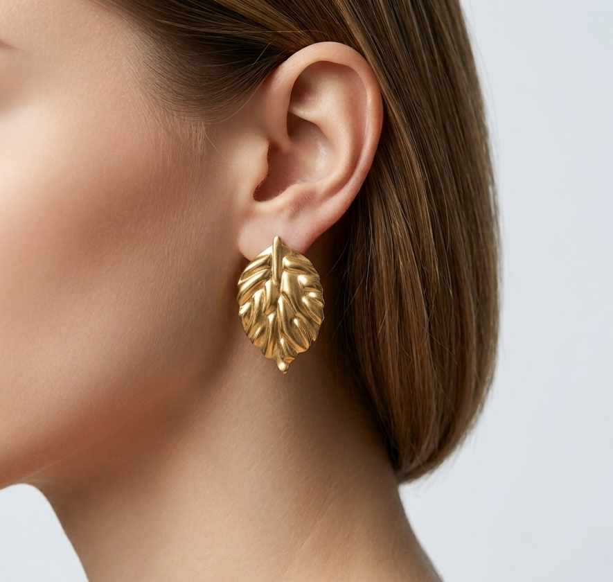Vintage Leaf Earrings