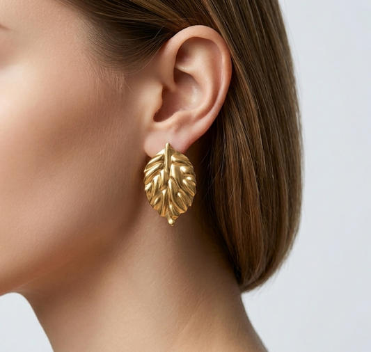 Vintage Leaf Earrings
