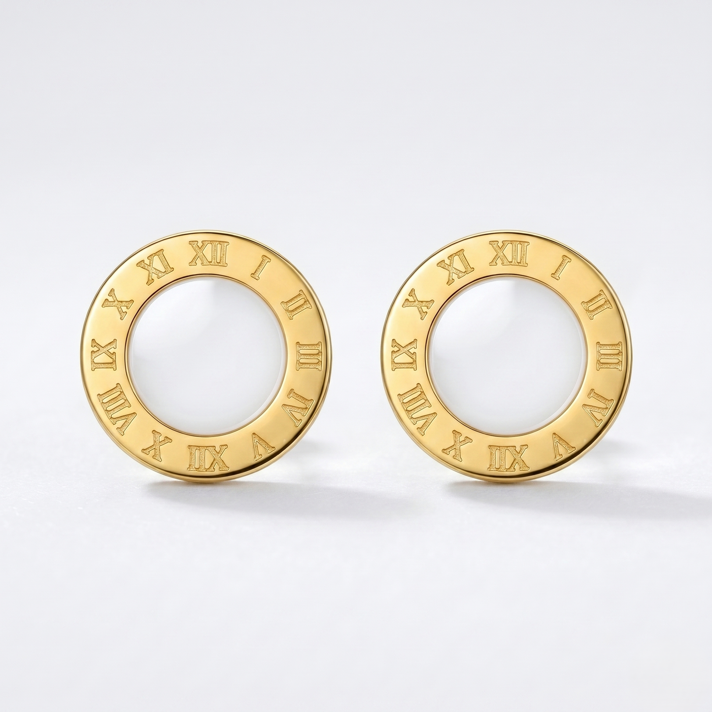 White Bulgari Earrings
