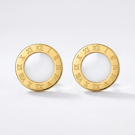 White Bulgari Earrings