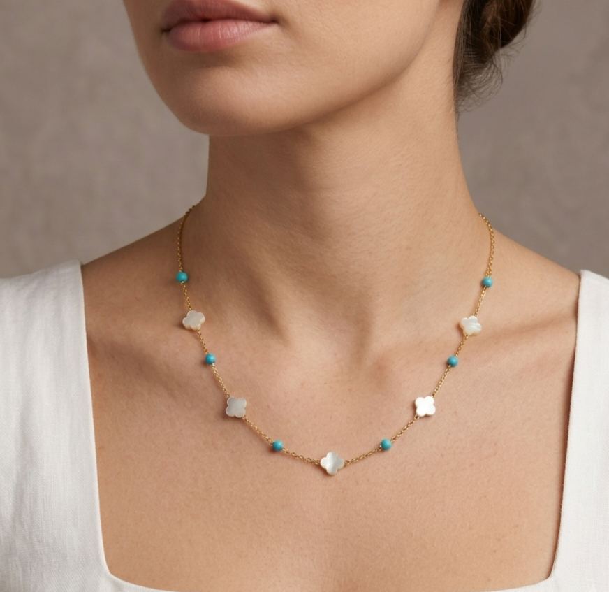 Baby Blue Necklace