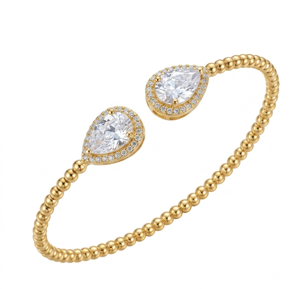 Drop Diamond Bangle