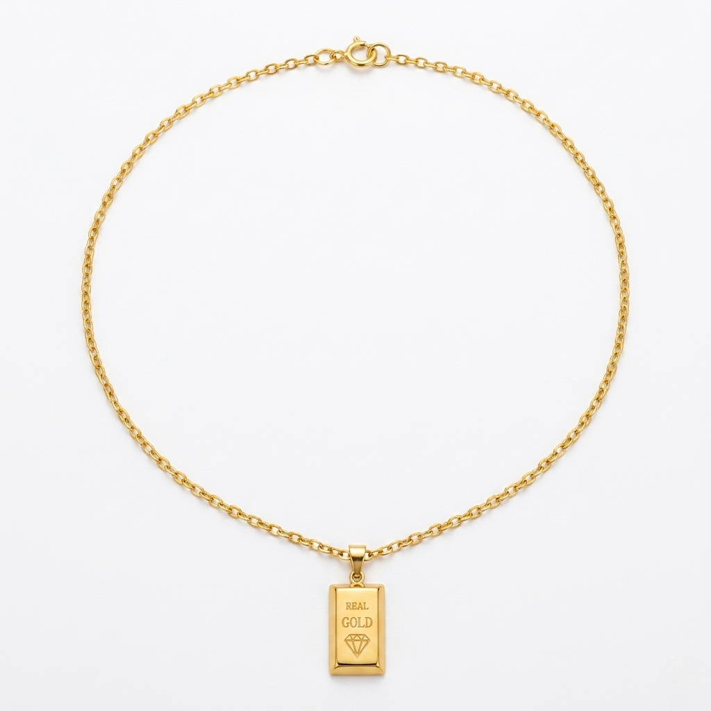 Gold Bar Necklace
