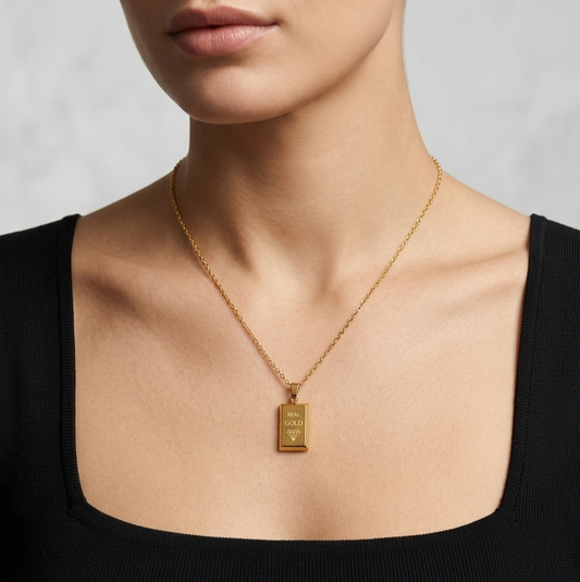 Gold Bar Necklace