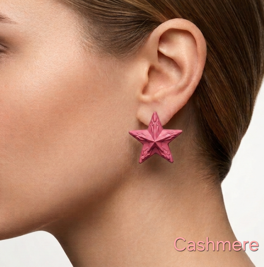 Star Colored Earrings