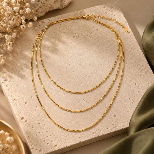 Three Layers Chain Necklace