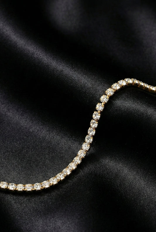 Gold Tennis Bracelet