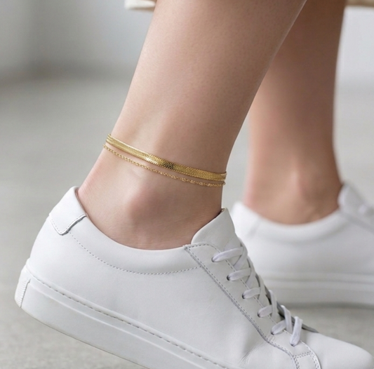 Snake Back Anklet