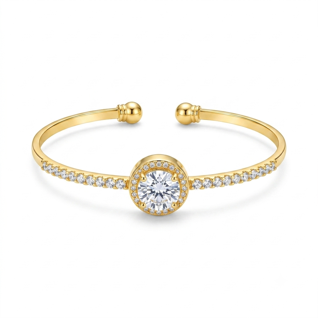 Middle Stone Bangle