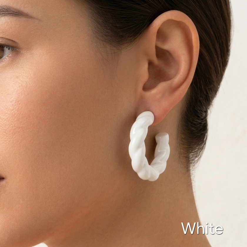 Twisted Colored Earrings